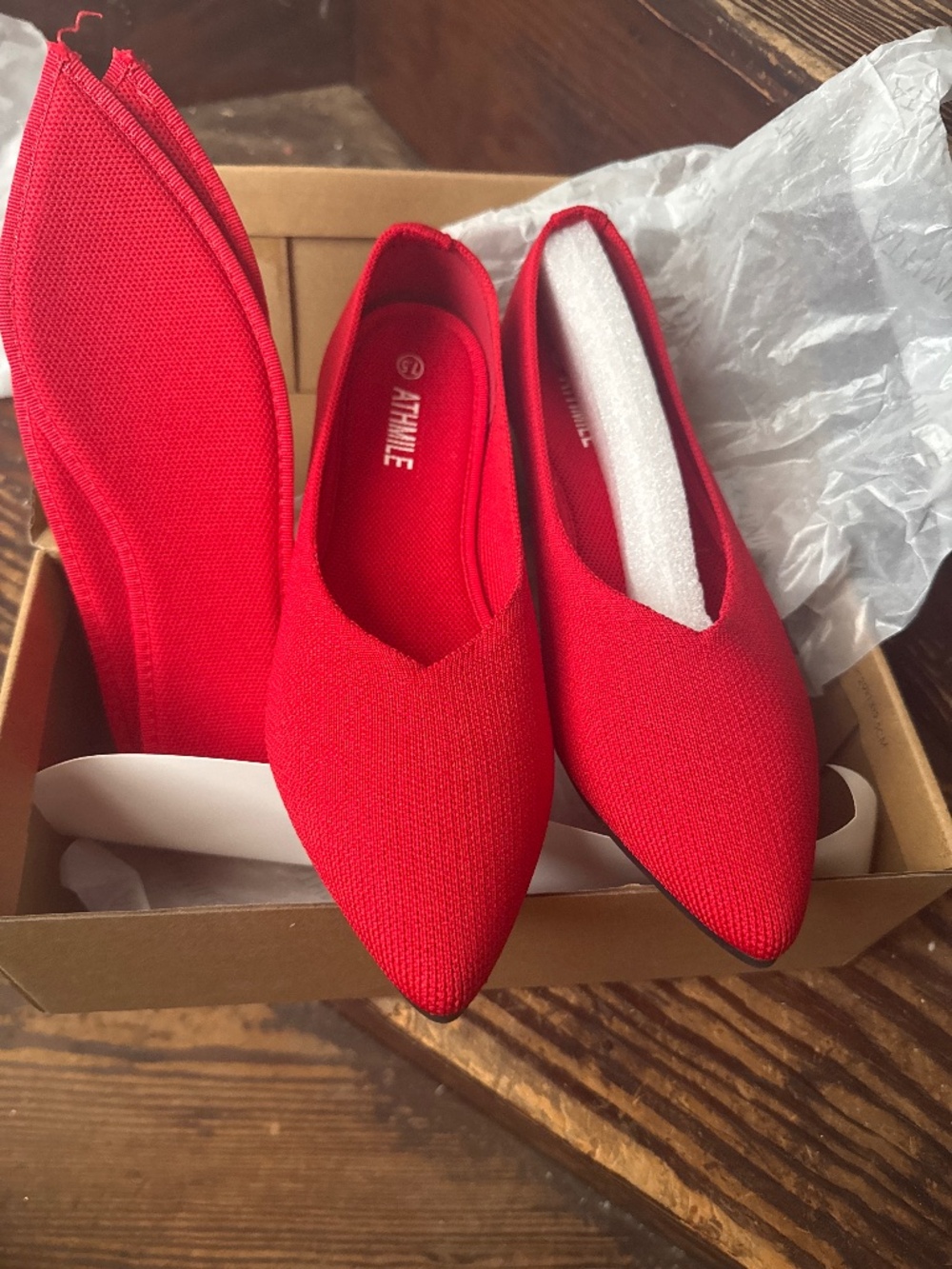 Red shoes